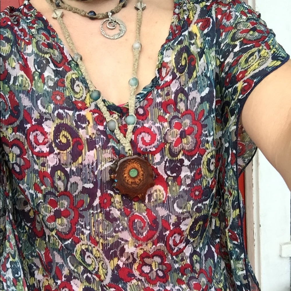 Flowered Blouse